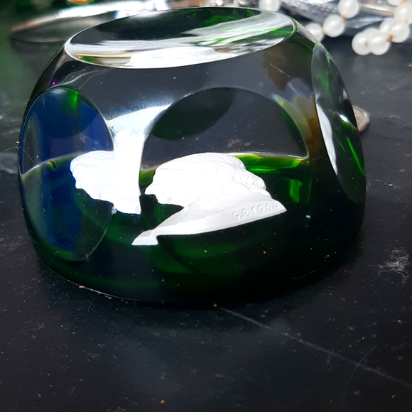 BACCARAT 1955 paperweight of Franklin - Picture 2 of 4